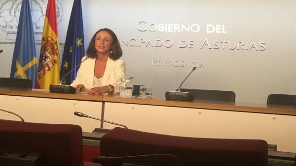 La Portavoz del Gobierno del Principado, Melania Álvarez La Portavoz del Gobierno del Principado, Melania Álvarez