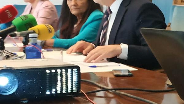 El delegado del Gobierno en Galicia, Javier Losada, en rueda de prensa en Lugo. El delegado del Gobierno en Galicia, Javier Losada, en rueda de prensa en Lugo.
