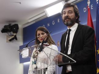 Rueda de prensa de Podemos
