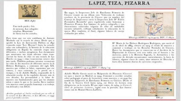 Exposición de documentos pedagógicos del siglo pasado Exposición de documentos pedagógicos del siglo pasado
