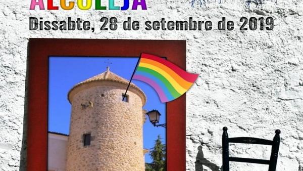 Cartel de la Trobada de Pobles per la Diversitat en Alcoleja, Alicante Cartel de la Trobada de Pobles per la Diversitat en Alcoleja, Alicante