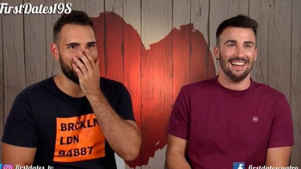 Agustín y Abel, en 'First dates'. Agustín y Abel, en 'First dates'.