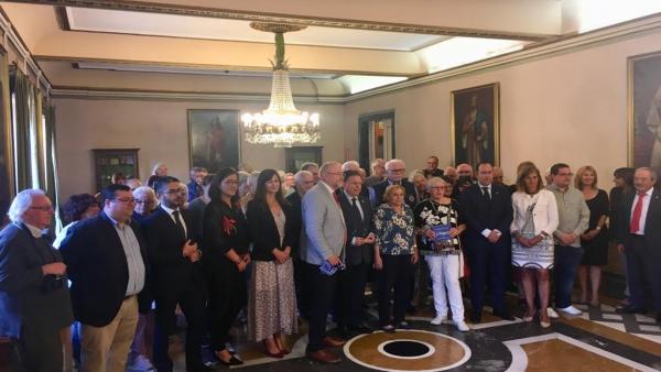 Recepción del Ayuntamiento de Oviedo a una delegación de Bochum Recepción del Ayuntamiento de Oviedo a una delegación de Bochum