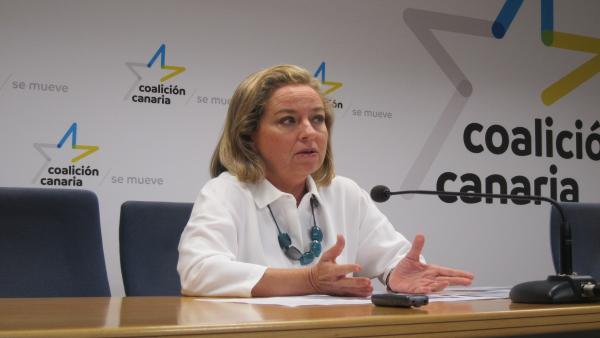 La diputada de CC, Ana Oramas, en rueda de prensa La diputada de CC, Ana Oramas, en rueda de prensa