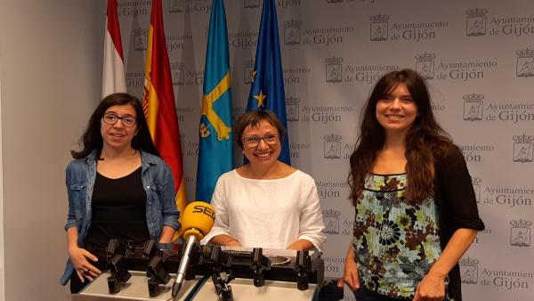 Grupo Municipal de Podemos-Equo Xixón, en rueda de prensa en el Ayuntamiento de Gijón Grupo Municipal de Podemos-Equo Xixón, en rueda de prensa en el Ayuntamiento de Gijón