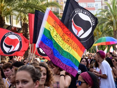 Manifestación por el día del Orgullo Gay en Alicante