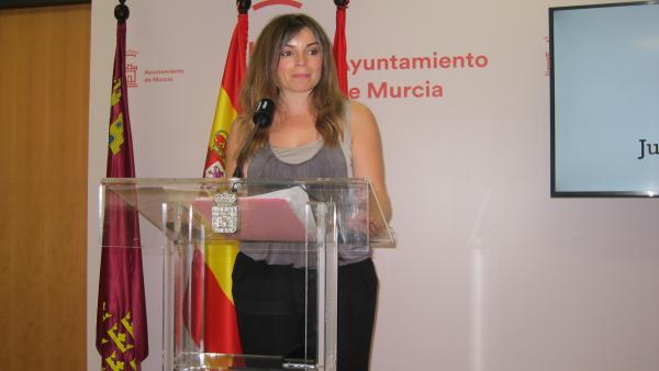 La portavoz del Gobierno en el Ayuntamiento de Murcia, Rebeca Pérez La portavoz del Gobierno en el Ayuntamiento de Murcia, Rebeca Pérez