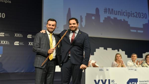El alcalde de Deltebre (Tarragona), Lluís Soler, nuevo presidente de la ACM, junto al expresidente David Saldoni El alcalde de Deltebre (Tarragona), Lluís Soler, nuevo presidente de la ACM, junto al expresidente David Saldoni