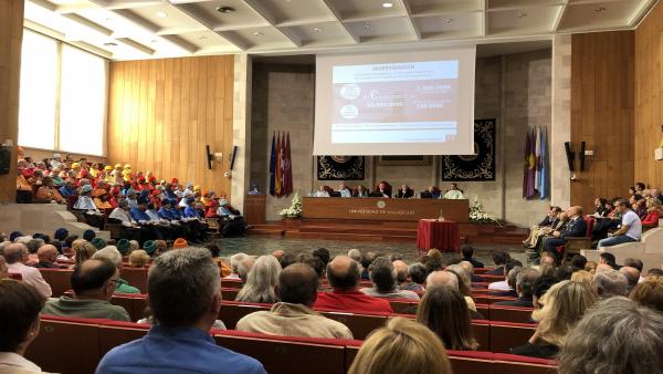 Apertura solemne del curso académico 2019-2020 en el Paraninfo de la Universidad de Valladolid. Apertura solemne del curso académico 2019-2020 en el Paraninfo de la Universidad de Valladolid.