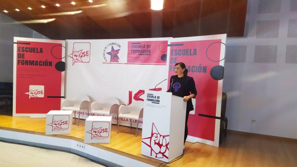 Ana Sánchez inaugura la Escuela de Formación de Juventudes Socialistas en Palencia Ana Sánchez inaugura la Escuela de Formación de Juventudes Socialistas en Palencia