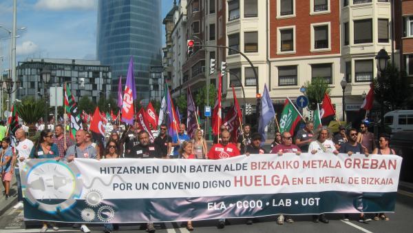 Manifestación de trabajadores del Metal Manifestación de trabajadores del Metal