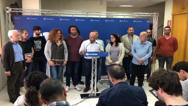 Rueda de prensa del portavoz de En Marea, Luís Villares Rueda de prensa del portavoz de En Marea, Luís Villares