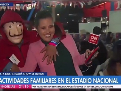Acoso a una reportera