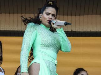Rosalía en concierto