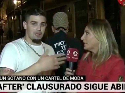 Conexión en directo de Telemadrid