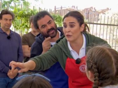 El Sevilla y Vicky Martín Berrocal, en MasterChef Celebrity 4'.
