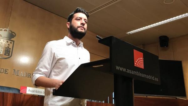 Imagen de archivo del portavoz adjunto de Ciudadanos en la Asamblea de Madrid, César Zafra. Imagen de archivo del portavoz adjunto de Ciudadanos en la Asamblea de Madrid, César Zafra.