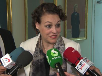 La ministra de Trabajo, Magdalena Valerio.
