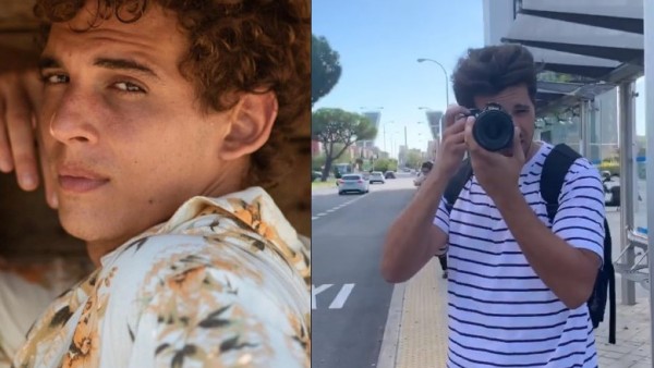 Imagen del paparazzi grabado por Miguel Herrán en su Instagram Imagen del paparazzi grabado por Miguel Herrán en su Instagram