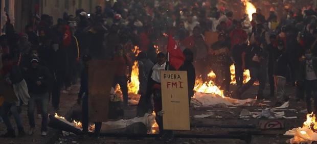 Protestas en Ecuador