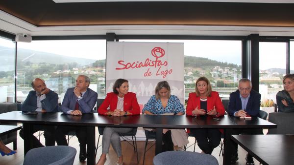 Reunión de los socialistas de la provincia de Lugo con la ministra de Industria, Reyes Maroto Reunión de los socialistas de la provincia de Lugo con la ministra de Industria, Reyes Maroto