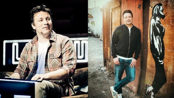 El cocinero Jamie Oliver en mayo y en septiembre El cocinero Jamie Oliver en mayo y en septiembre