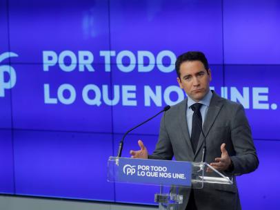 El secretario general del PP, Teodoro García Egea.