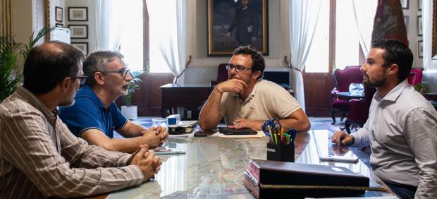El alcalde de Cádiz con el rector de la UCA, Francisco Piniella