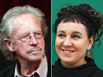 Peter Handke y Olga Tokarczuk,
