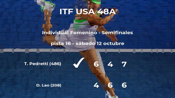 Sorpresa en el torneo de Claremont: la tenista Danielle Lao, eliminada tras perder en las semifinales Sorpresa en el torneo de Claremont: la tenista Danielle Lao, eliminada tras perder en las semifinales