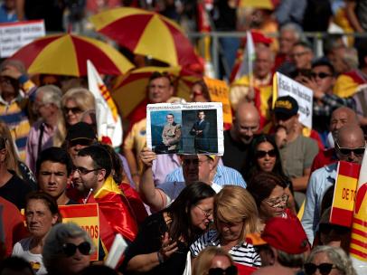 Manifestación Día de la Hispanidad Barcelona 2019