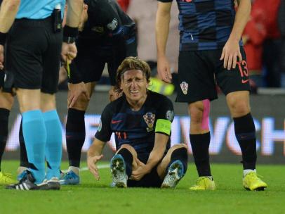 Luka Modric, lesionado en el Gales-Croacia