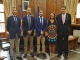 Reunión con responsables del Colegio de Agentes de la Propiedad Inmobiliaria de Jaén.