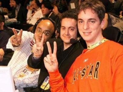 Andrés Montes, Antoni Daimiel y Pau Gasol