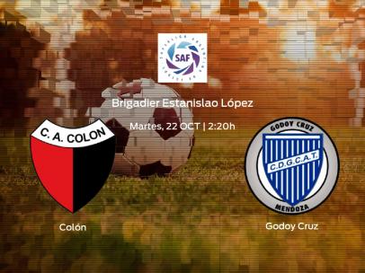 Jornada 10 de la Superliga Argentina: previa del duelo Colón - Godoy Cruz