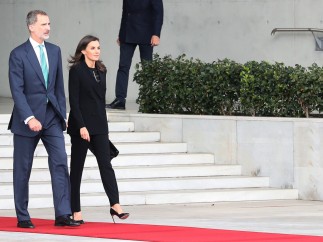 Los reyes, en Barajas