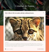 http://cronicasdefauna.blogspot.com